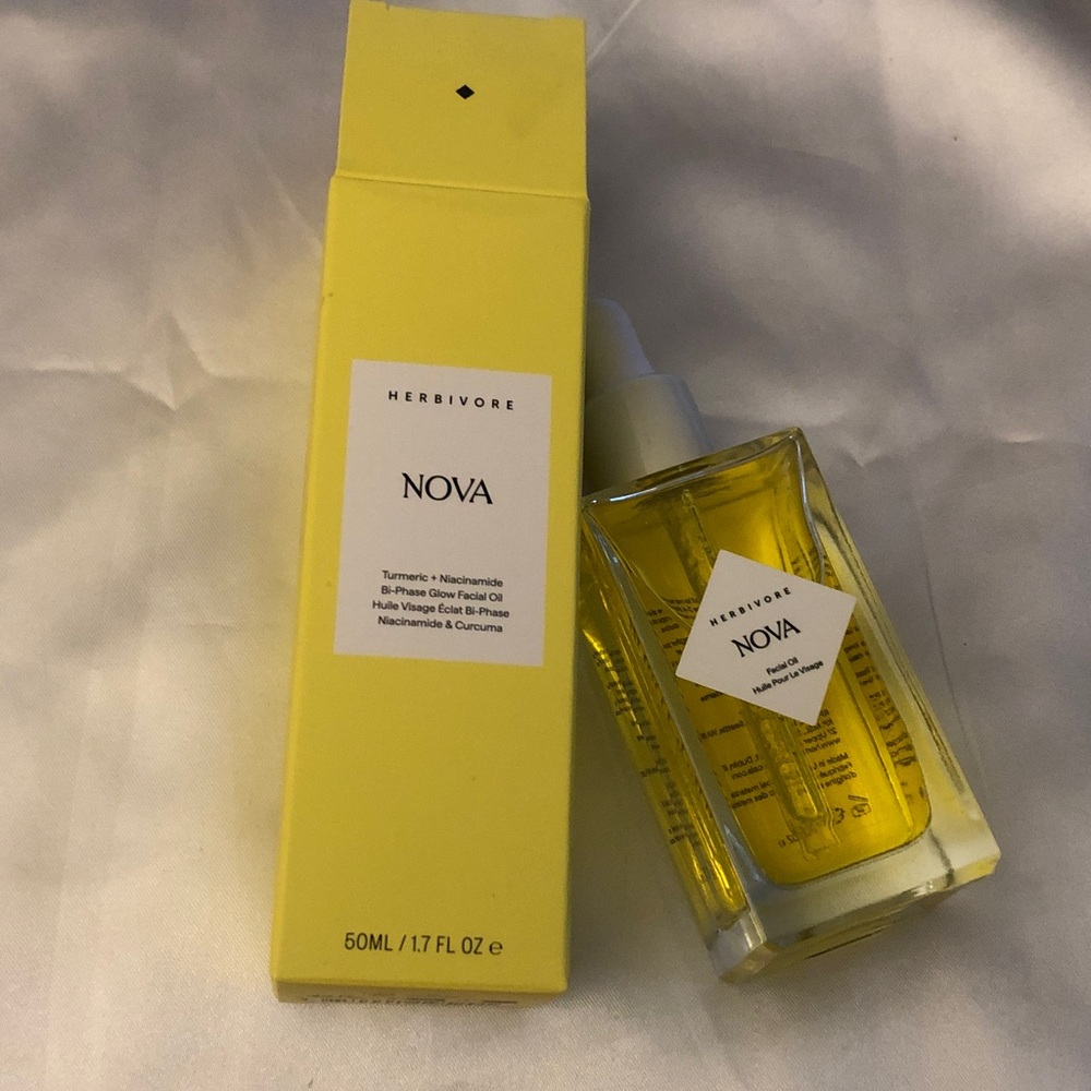 Herbivore NOVA Bi-Phase Glow Facial Oil Turmeric + Niacinamide 50ml NIB
